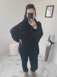 Pull oversize LOUANE noir