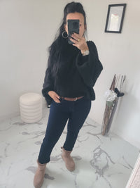 Pull oversize LOUANE noir