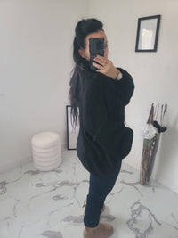 Pull oversize LOUANE noir