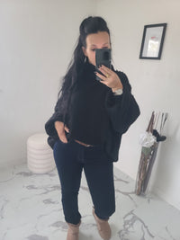 Pull oversize LOUANE noir