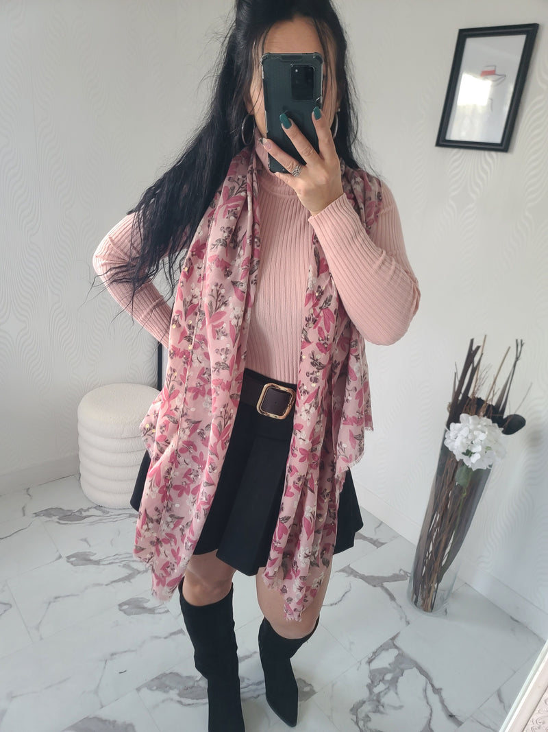 Foulard GARANCE rose