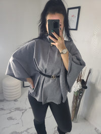 Manteau cape ALICIA en flanelle