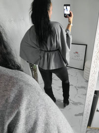 Manteau cape ALICIA en flanelle