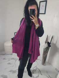 Echarpe LOU  fuchsia