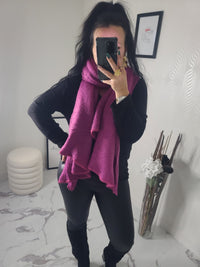 Echarpe LOU  fuchsia