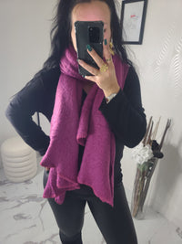 Echarpe LOU  fuchsia