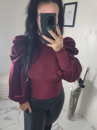 Top AYO burgundy