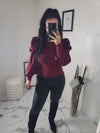 Top AYO burgundy