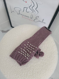 Mitaines ZOE vieux rose