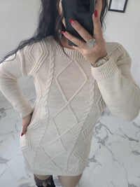 Robe-Pull JANICE beige