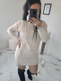 Robe-Pull JANICE beige