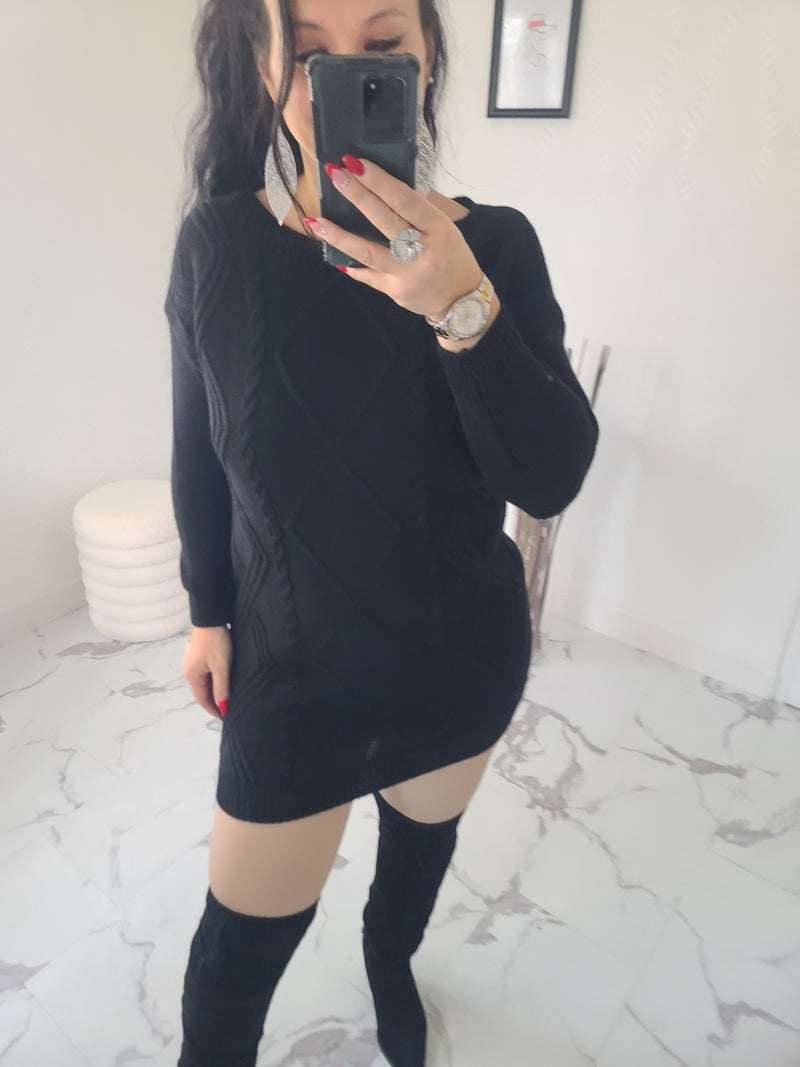 Robe-Pull JANICE noire