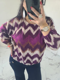 Blouse ANDREA mauve