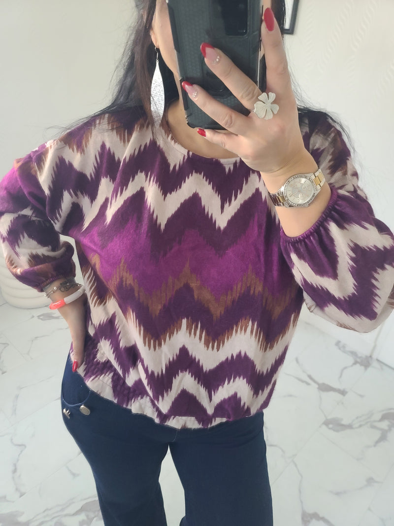 Blouse ANDREA mauve