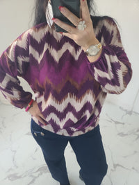 Blouse ANDREA mauve