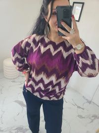 Blouse ANDREA mauve