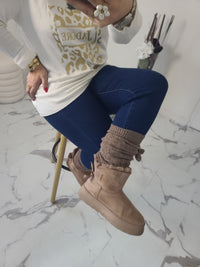 Guêtres ESTHER taupe