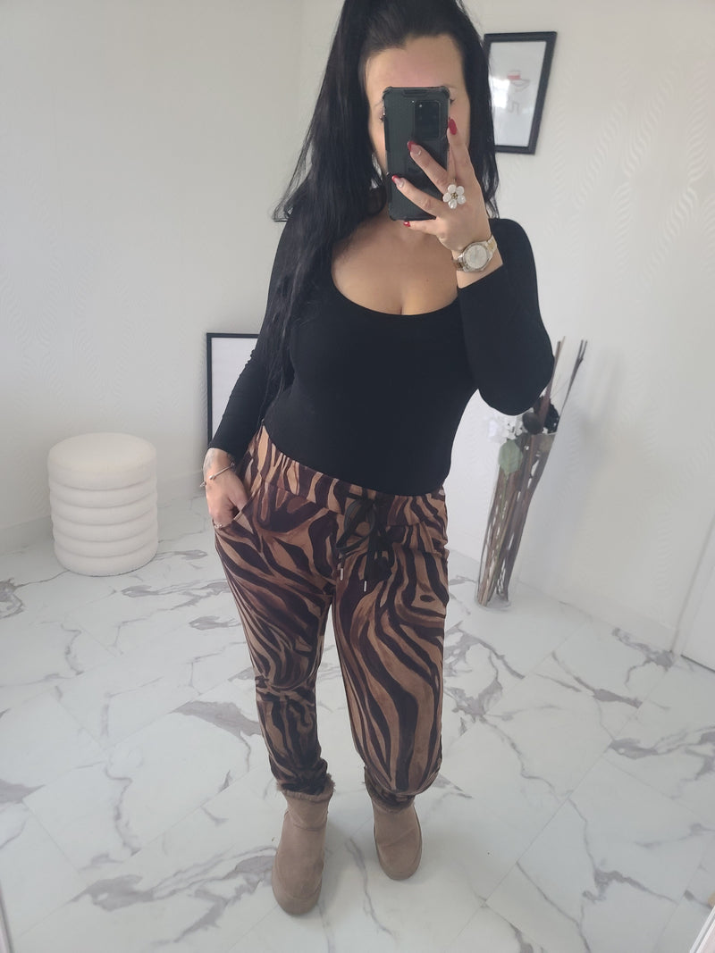 Pantalon imprimé SWANN