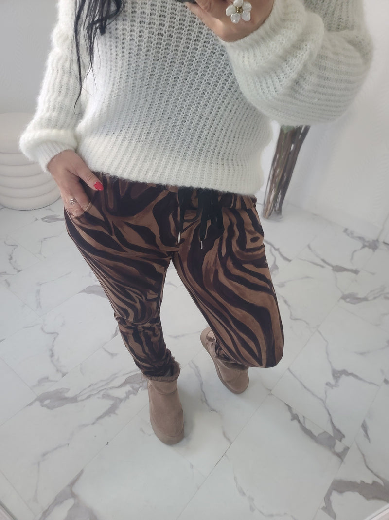 Pantalon imprimé SWANN