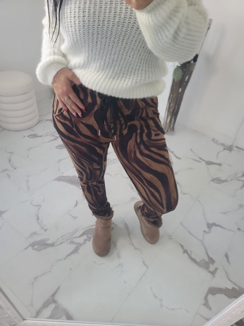 Pantalon imprimé SWANN