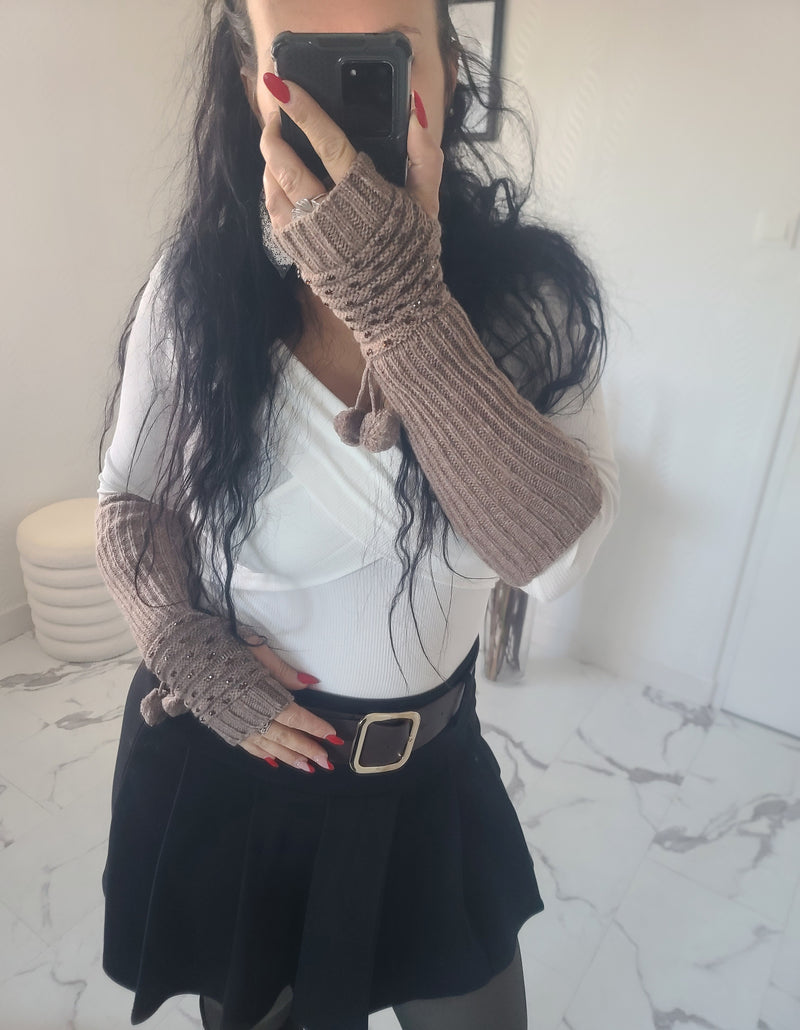Mitaines ZOE taupe