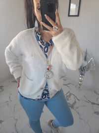 Cardigan ANGE blanc