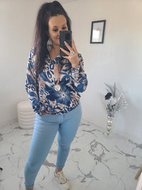 Pantalon CLEO bleu ciel