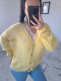 Cardigan ANGE jaune