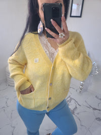 Cardigan ANGE jaune