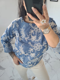 Blouse brodée EVE