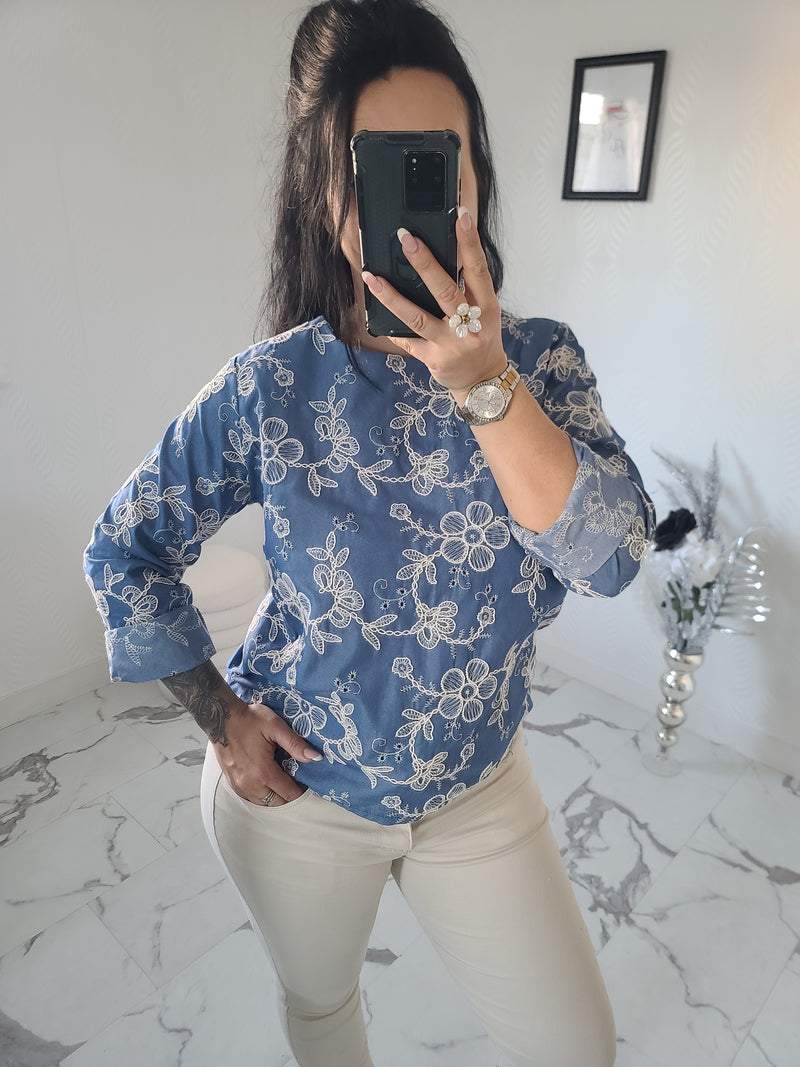 Blouse brodée EVE