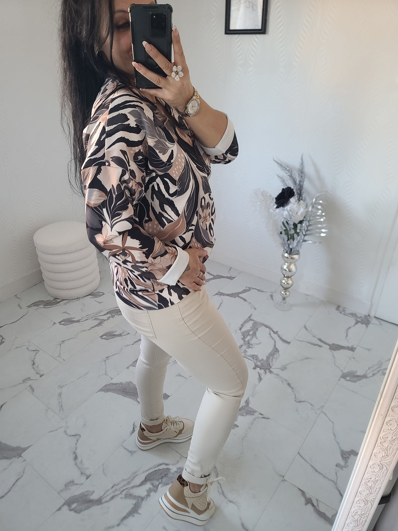 Pantalons CLEO beige