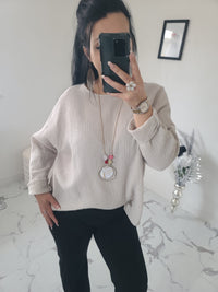 Top+Collier IMANI beige