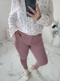 Pantalon CLEO vieux rose