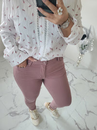 Pantalon CLEO vieux rose