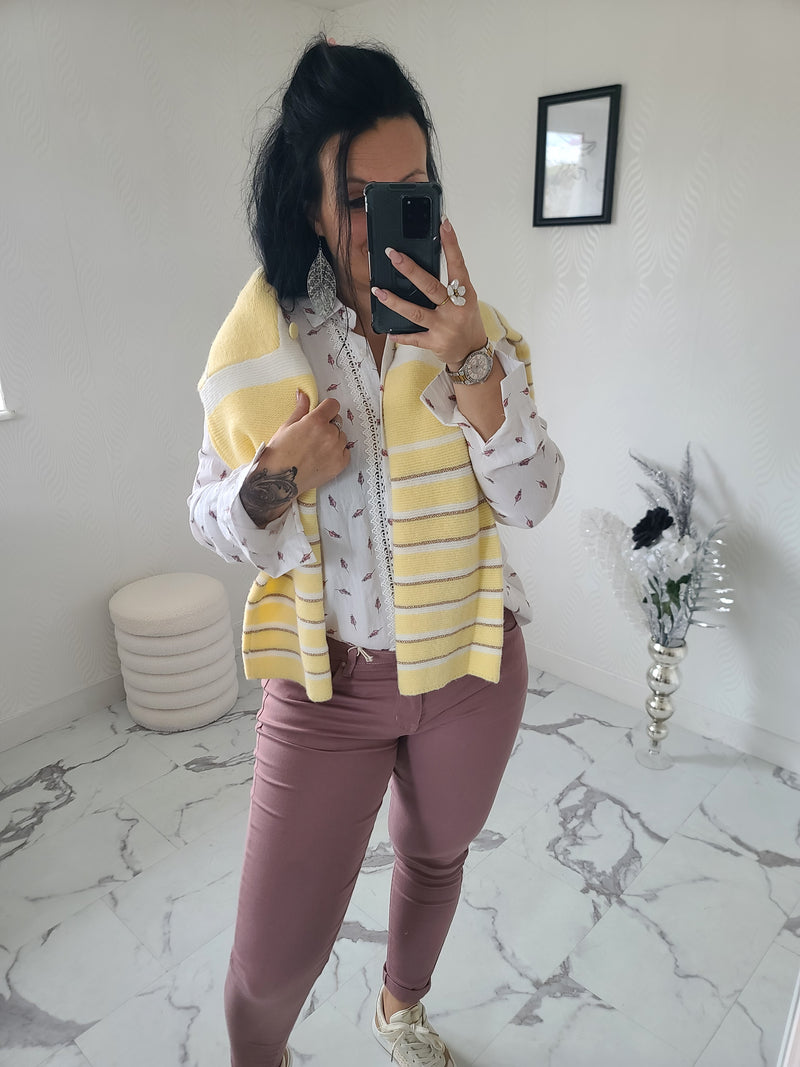 Pull MARIN jaune