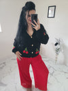 Pantalon ALBA rouge