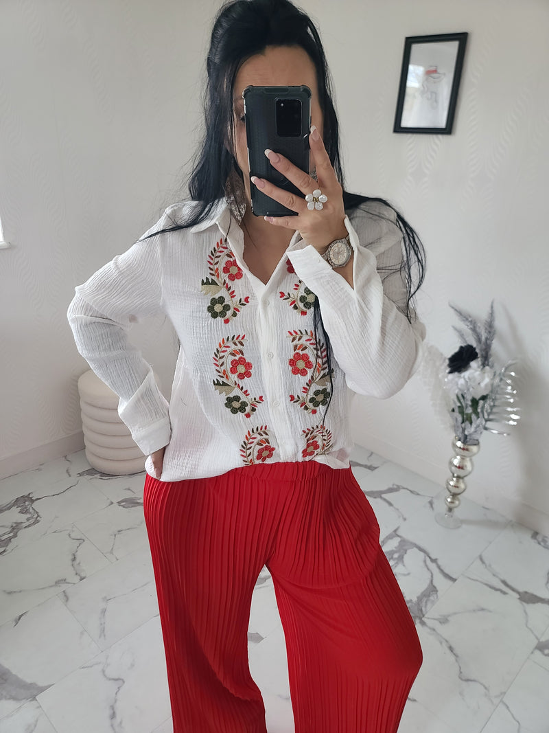 Chemise broderie CLARA