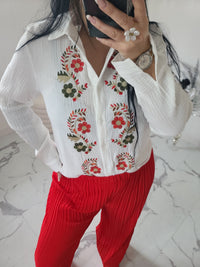 Chemise broderie CLARA