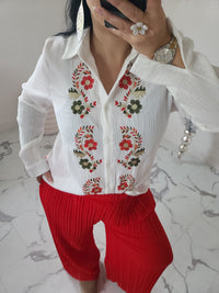 Chemise broderie CLARA