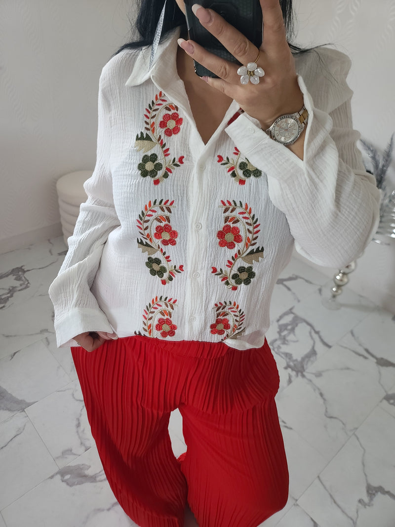Chemise broderie CLARA