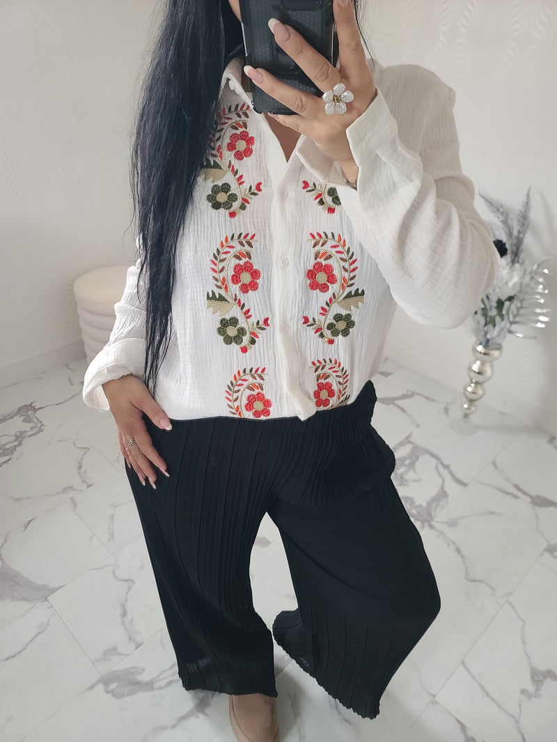 Chemise broderie CLARA