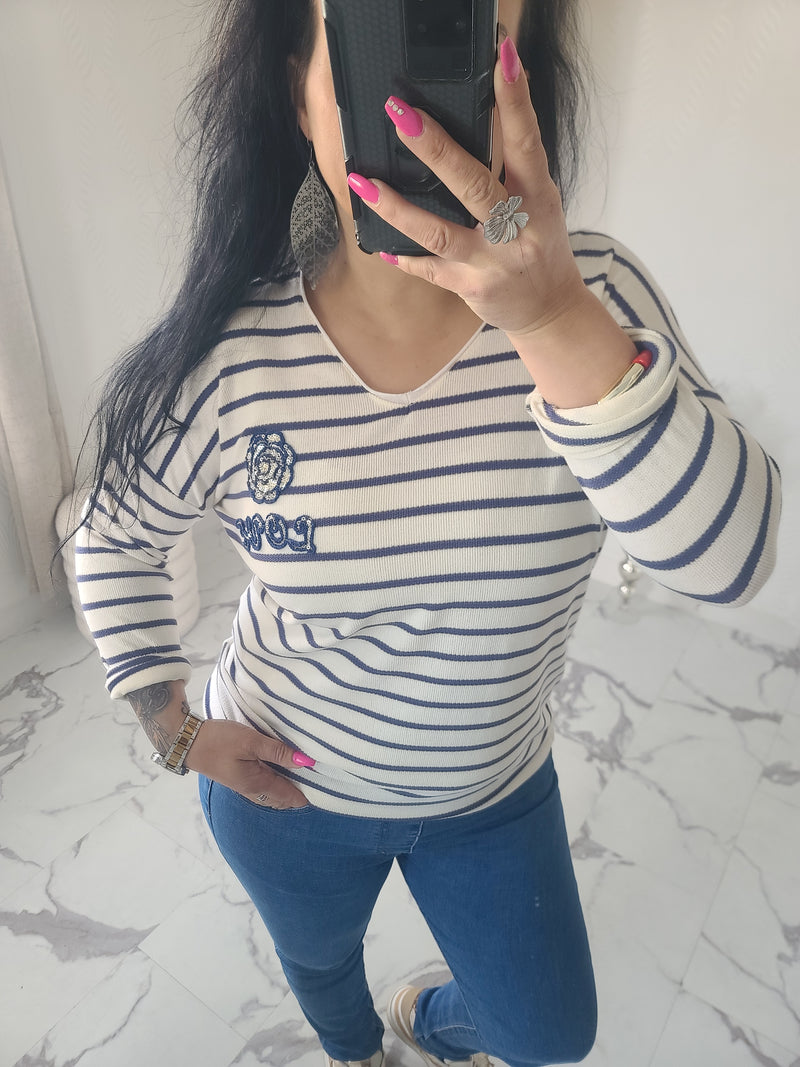 T-shirt ROSA bleu jeans