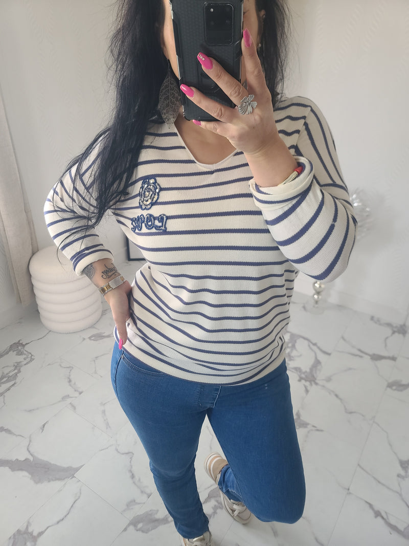 T-shirt ROSA bleu jeans