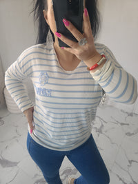 T-shirt ROSA bleu ciel