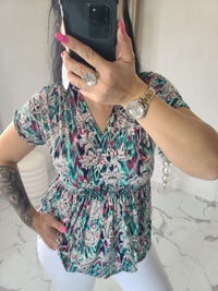 Top taille magique KAÏS vert