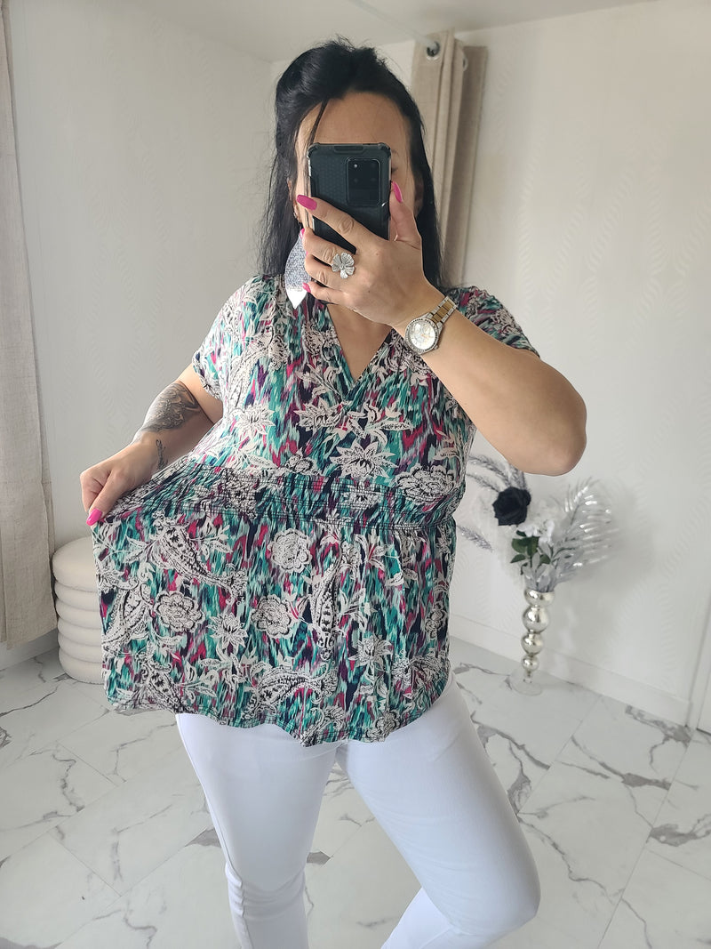 Top taille magique KAÏS vert