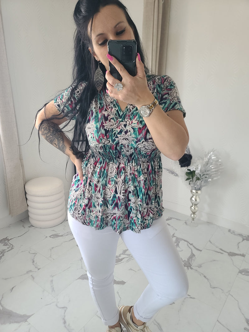 Top taille magique KAÏS vert