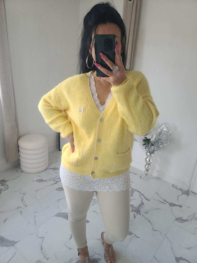 Rouleau débardeur dentelle LOAN blanc