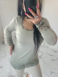 Rouleau dentelle LOAN kaki